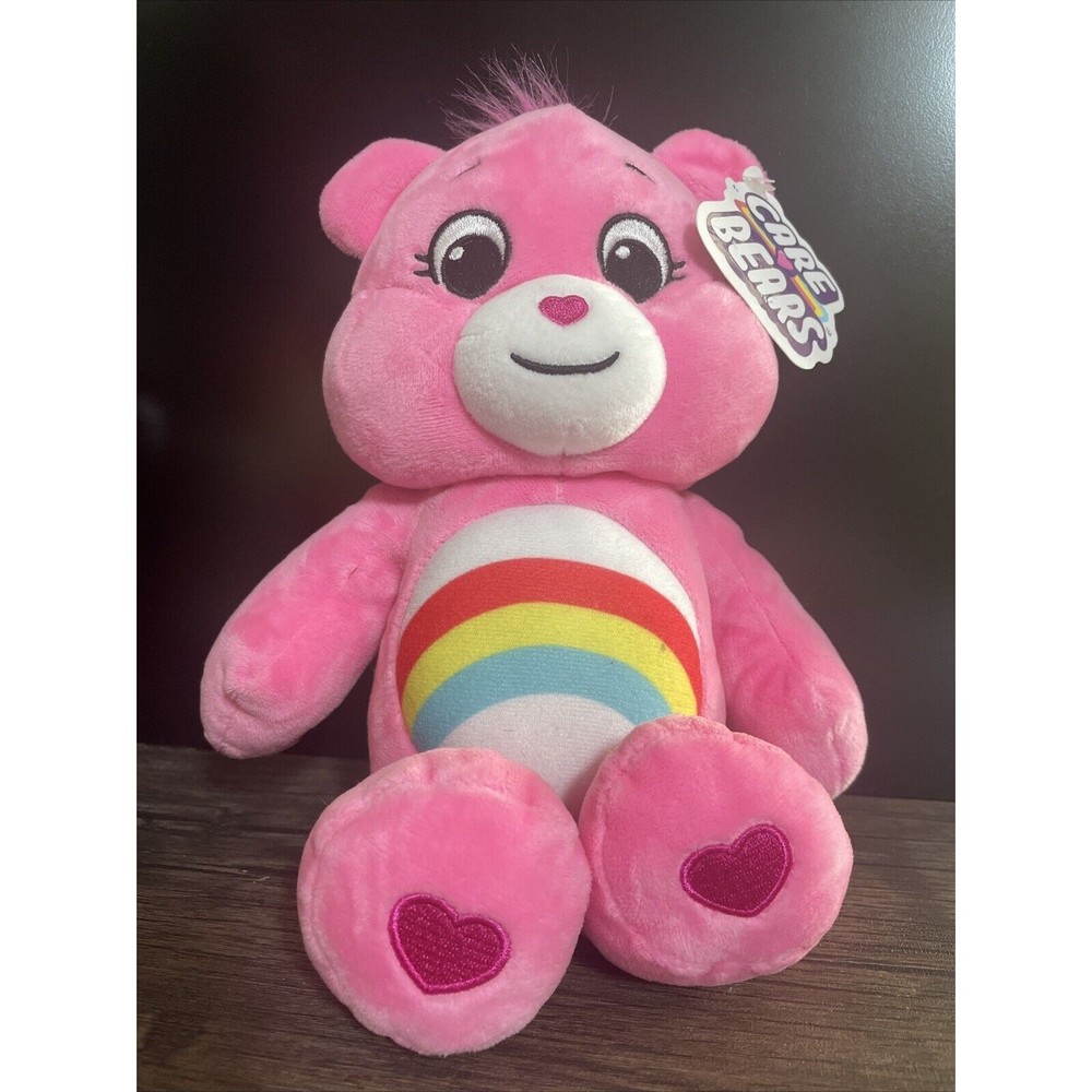 Care Bears Basic Fun! Cloud Co 12" Plush Pink Cheer Bear 2021 New with Tags